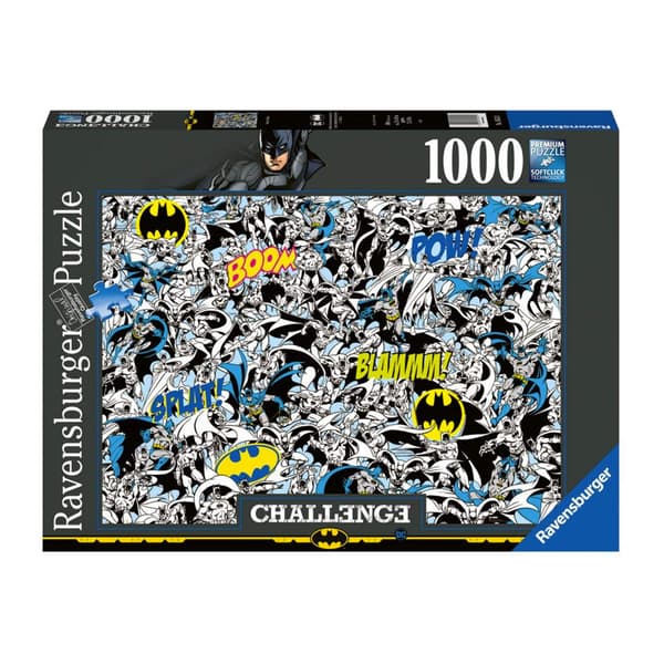 1000-Piece Batman Puzzle: Family-Friendly DC Comics Fun multifärg multicolor