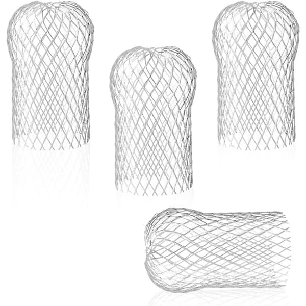 Tagrenderende af aluminiumslegering, fleksible og holdbare tagrenderfiltre til tagfodsnedløbsrør mod blade