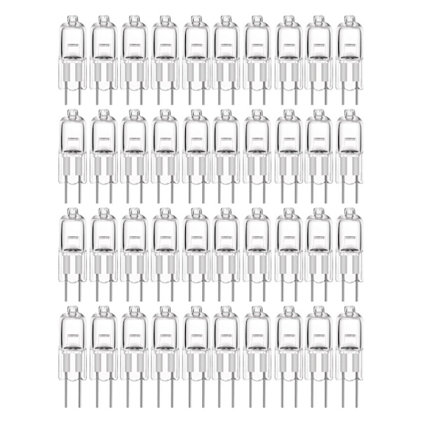G4 Halogenlamper / Stiftlamper - Varm hvid - Halogen 10W (50 Pack)