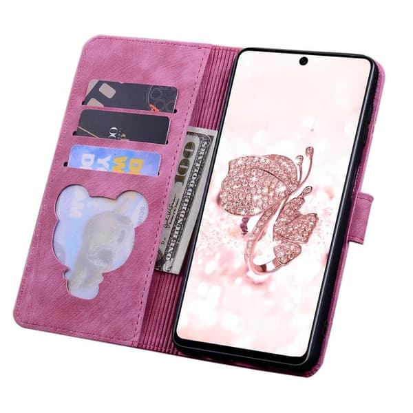 Sweet Cherry Blossom Pattern Phone Case Compatible with Samsung Galaxy A56 and A36 Rosröd
