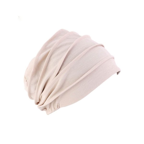 Pack of 2 Chemo Cancer Cotton Headscarf Hat Silk Lined Hat