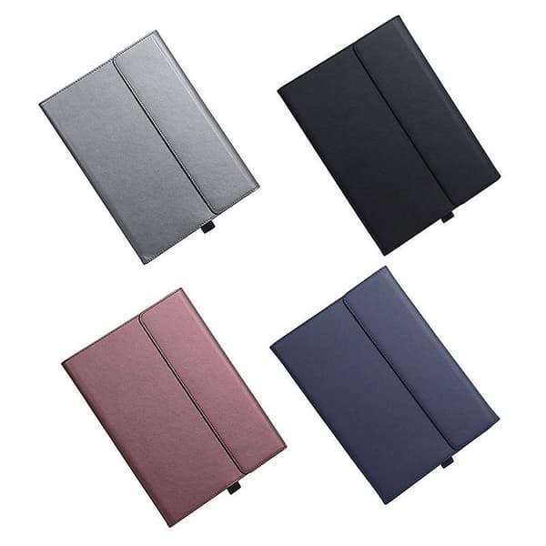 Kompatibel med Microsoft Surface Pro 7 / 7+ Læder Etui Grey