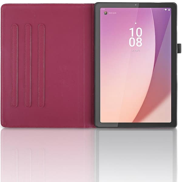 Läderfodral Kompatibelt med Lenovo Tab M9 Red