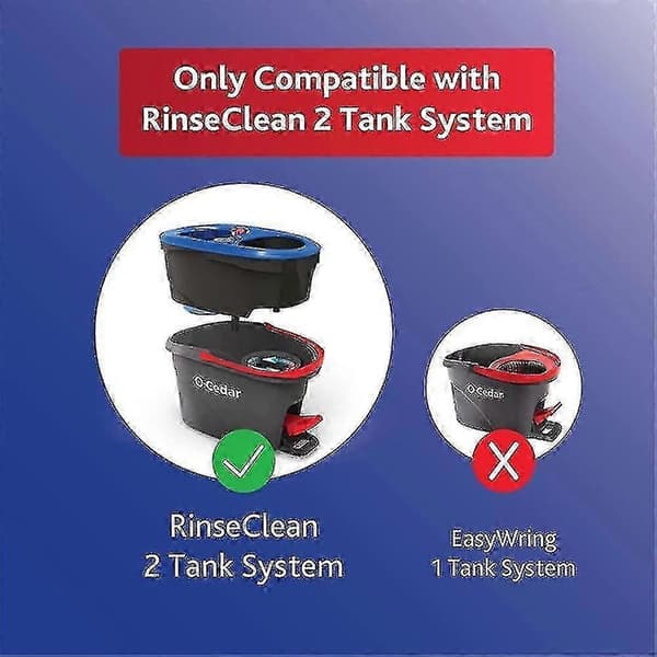 Ny O-Cedar EasyWring RinseClean Spin Mopper - 2-pakning