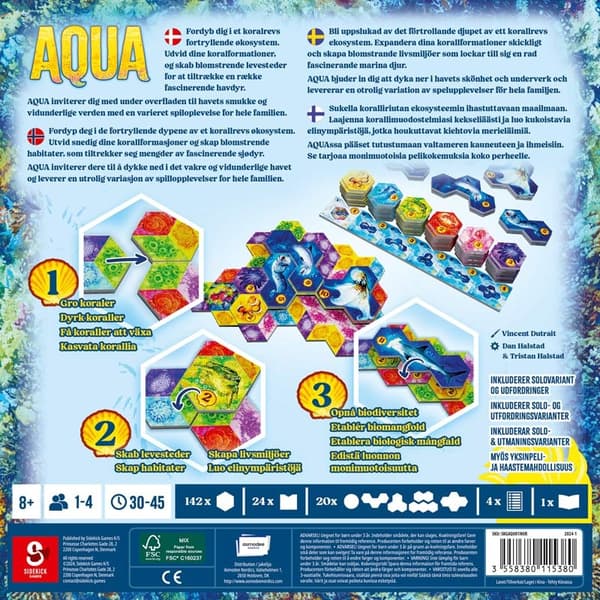 Aqua Selskapsspill Nordic 2182