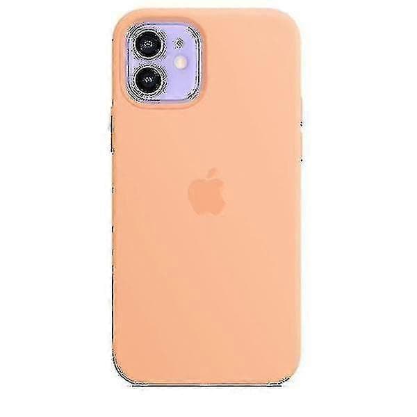 Silikonetui med MagSafe til iPhone 12 12 Pro Cantaloupe