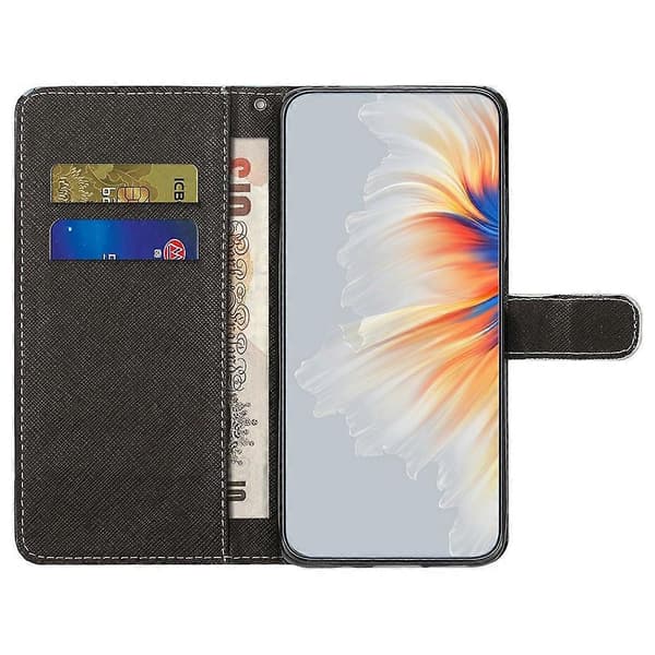 Compatible with Samsung Galaxy A56 5G Case Pattern Print PU Leather Wallet Phone Case Cross Texture Multicolor Multicolor Panda