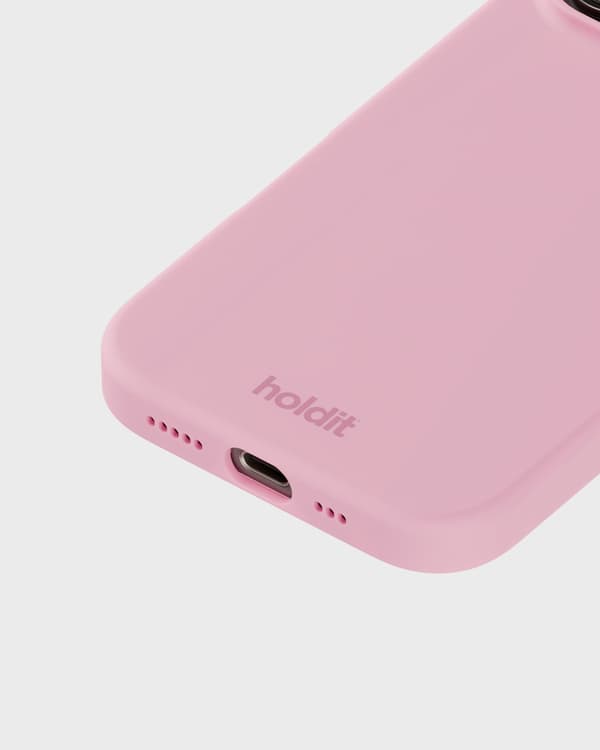 Kompatibel med iPhone 16 Pro Mobilskall Silikon Rosa Silikon