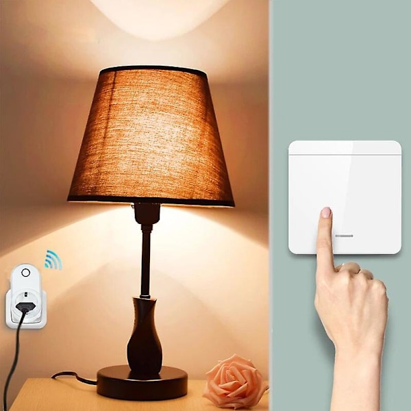 433 Mhz trådlös smart uttag switch fjärrkontroll på av elektriska uttag 220v 15a Eu Fr väggkontakt för hushållsapparater ljusfläkt