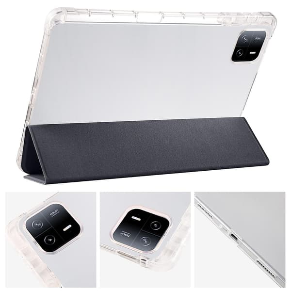 3-fold Smart Læder Tablet Case Kompatibel med iPad Pro 13 2024 Black