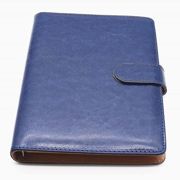 Ny notesbog A5 Læder Filofax Genopfyldelig Dagbog Executive Konferencemappe 6 Ringe