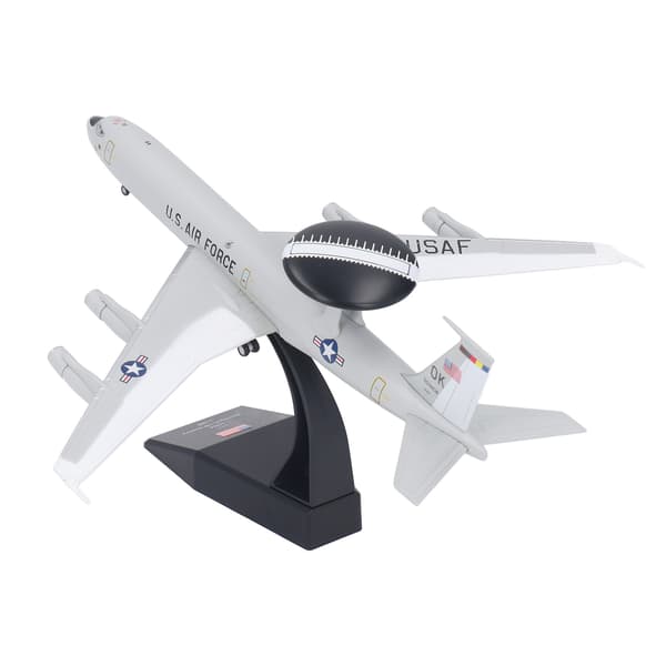 1:200 Skala E3 Flygplansmodell Hög Simulering Legeringsflygplan Dekorationsmodell med Displaybas 0.8