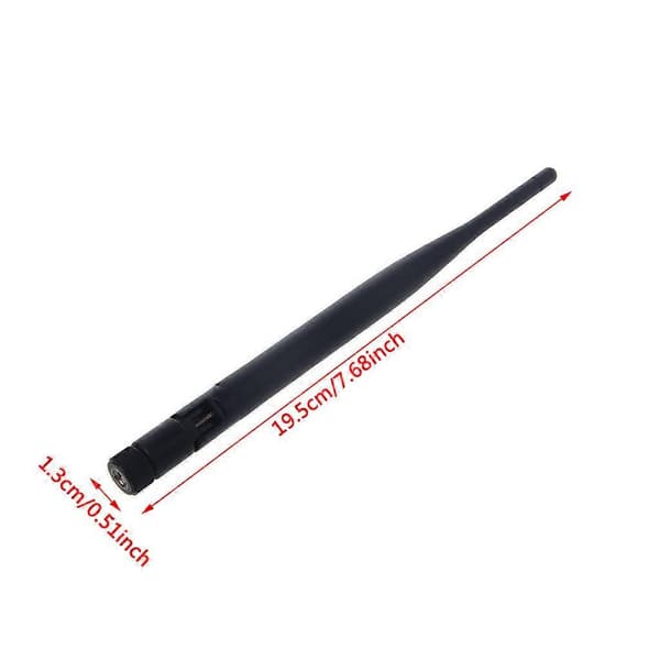 433 MHz 6DBi WIFI Router Högförstärknings Rundstrålande Antenn SMA Hane Stift 19cm