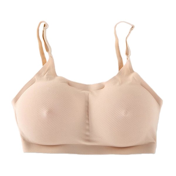 Laadukkaat uudet PocketCrop Top silikoni tekorinnat mastektomialingerieen S