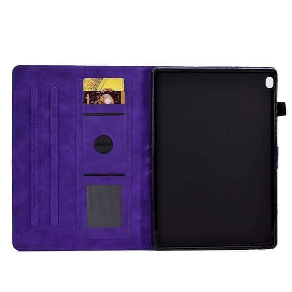 Tablet-etui i læder Purple Lenovo Tab M10