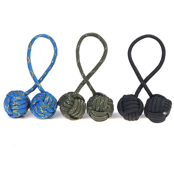 Fingerspidsbold Paracord Stressreducer Limit Fingerlegetøj Light blue