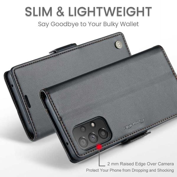 Etui Kompatibelt med Samsung A53 5G Sort Black Black