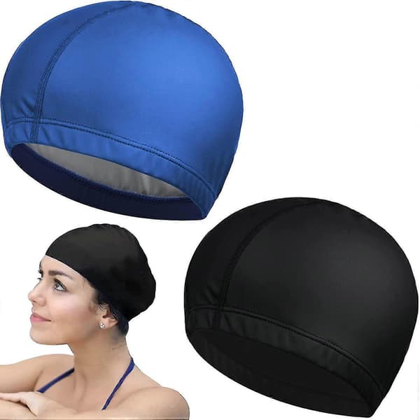 Ny badehætte blød badehætte stor badehætte unisex badehætte mode badehætte stof badehætte åndbar badehætte kvinder
