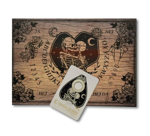 Ouija-bräda (affisch & pekare) på svenska