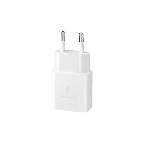 Højkvalitets ny Samsung 15W USB-C Hurtigoplader bulk - Vit