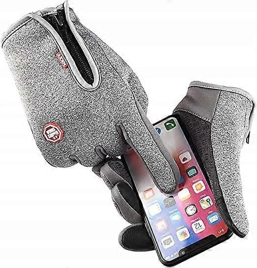 Dame Vinter Touch Hansker Xl Grå-lingling} gray XL