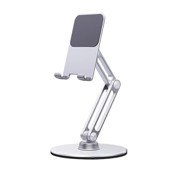 Universell Hållare Tabletstativ Telefonstöd Rack Tablet PC Skrivbordsfäste-lingling} Silver