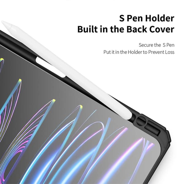 PU Tablet Case Kompatibel med iPad Pro 11 2024 Black