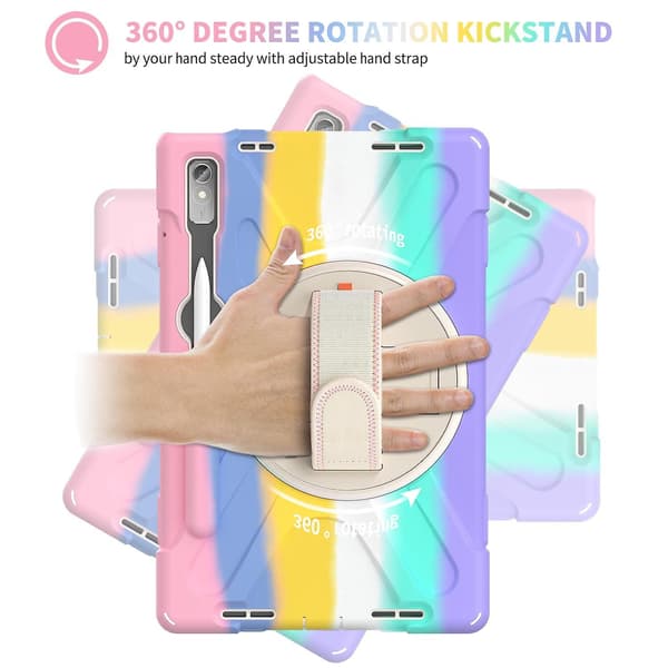Silikone + PC Tablet Cover Kompatibelt med Lenovo Tab P11 Pro Gen 2 Multicolor
