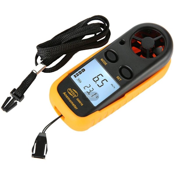 Sæsonbestemt kampagne! Høj kvalitet GM816 Anemometer Digitalt anemometer vindmåler med vindindeks