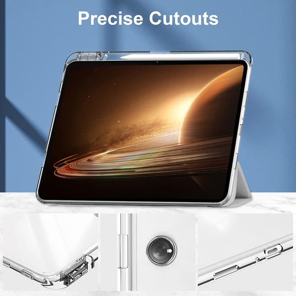 Smart tablet-etui i læder, kompatibelt med OPPO Pad 2