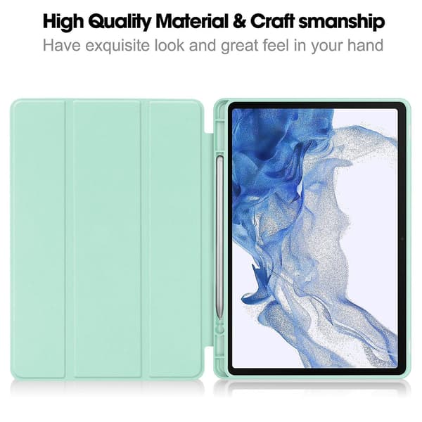 Smart Læder Tablet Case Kompatibel med Samsung Galaxy Tab S9