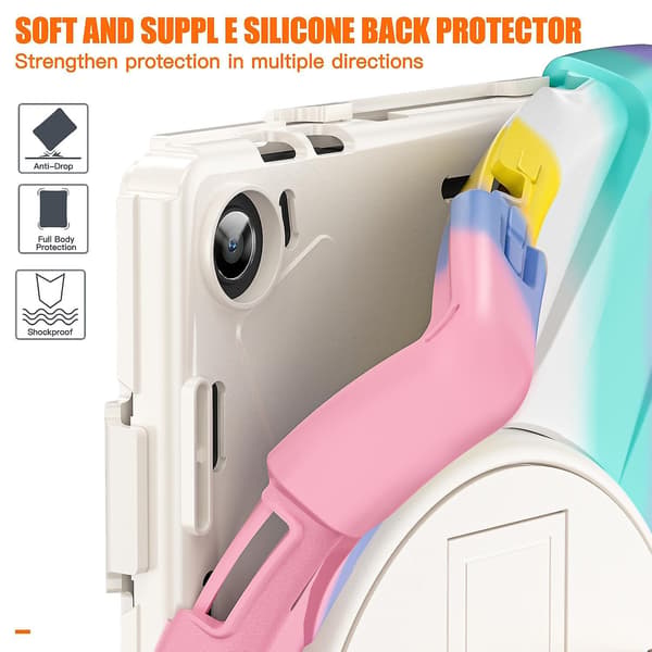 Silikone + PC Tablet Cover Kompatibelt med Lenovo Tab M10 10.1 3. generation Multicolor