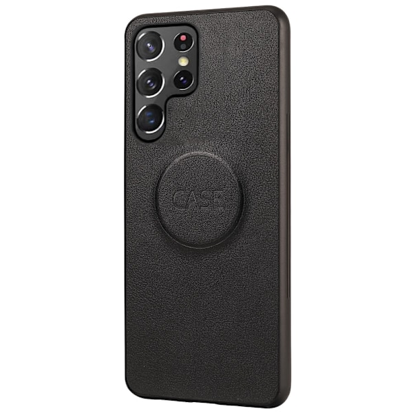 Højkvalitets nyt Samsung Galaxy S23 Ultra 2i1 Magnet Etui Sort 85