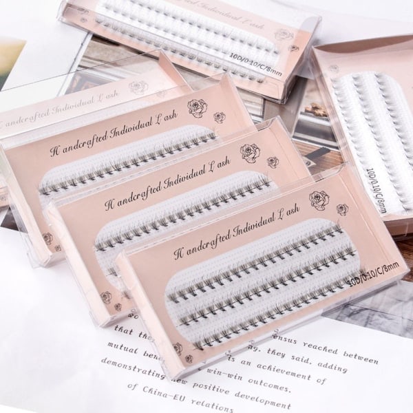 Specialerbjudande! Högkvalitativa nya lösögonfransar individuella ögonfransar 10D-12MM