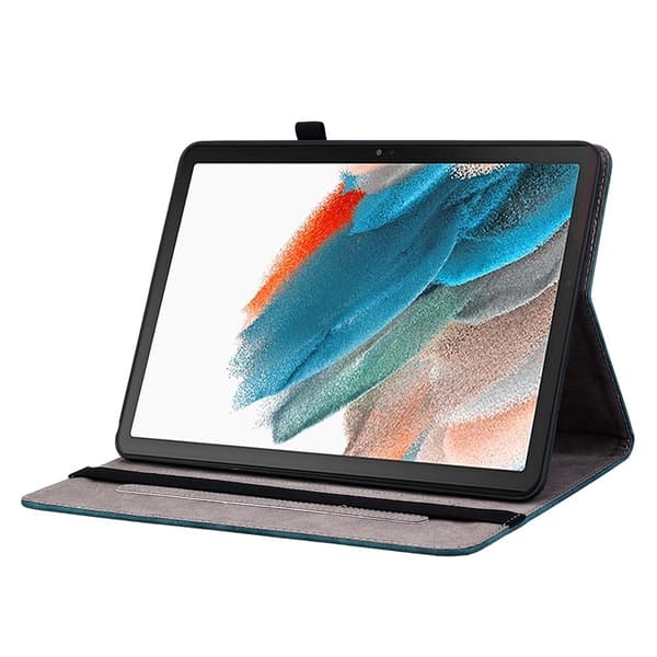 Rose-Embossed Protective Case Compatible with Samsung Galaxy Tab A11+ - Blue Blå blue