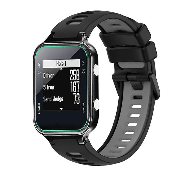 Silikone Urrem Til Garmin Approach S20-lingling} Black Grey