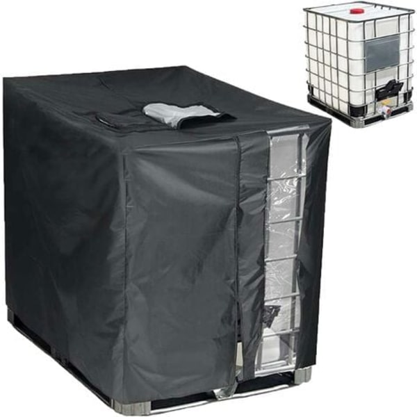 1000L IBC- cover, vattentätt cover, cover med dragkedja, skyddande IBC- cover