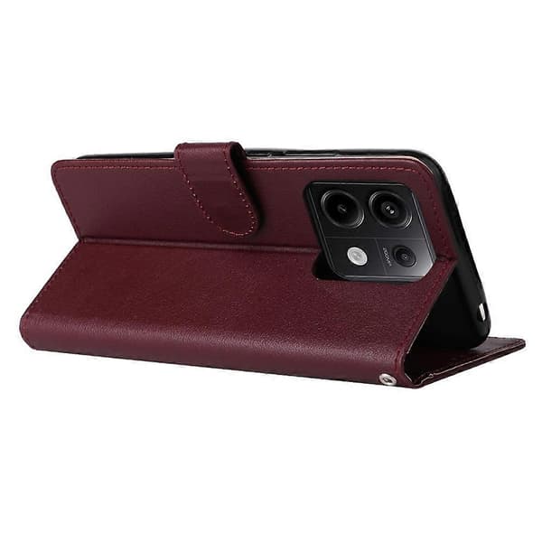Kompatibel med Xiaomi Redmi Note 13 Pro 5G/Poco X6 5G Mobilskal Plånboksställ Läderfodral-lingling} Multicolor Style A