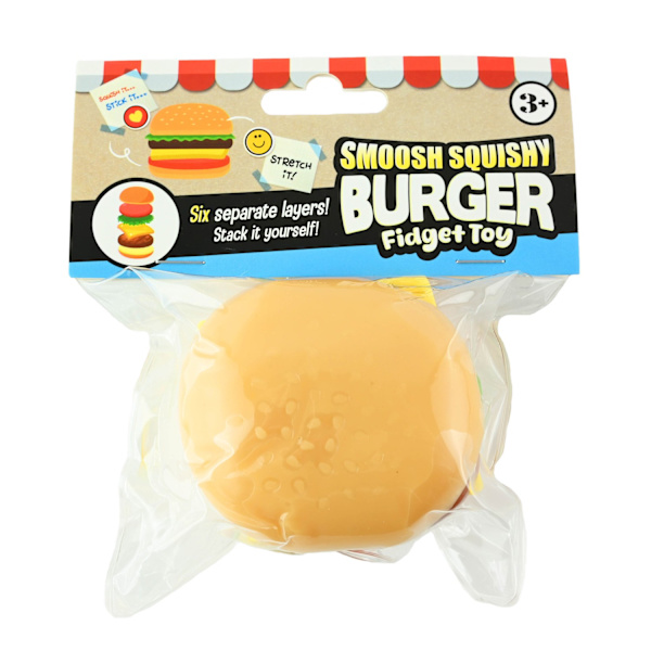 Smoosh Squishy Burger multifärg multicolor
