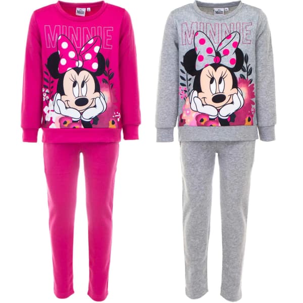 Minnie Mouse träningsset för barn, jogging set G G Grå 5 år (110cm)