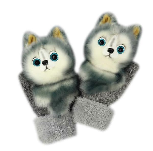 Dame Vinterhansker Varme Votter - Nyhetsvotter Vinter-lingling} grey