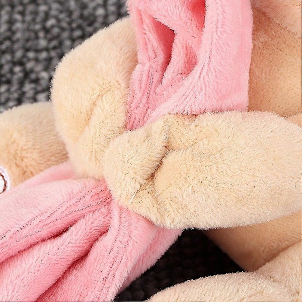 Sæsonkampagne! Høj kvalitet Sikkerhedshåndklæder til babyer med tegneserie dyredukker for beroligende komfort - Babybjörn legetøj i pink