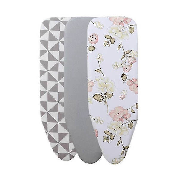 Laadukas uusi tyyli 110*34cm Kiristysnyörillinen silityslauta kansi Mukava universaali puuvillakansi Tahraa hylkivä paksu suojaava palovammakangas Flowers