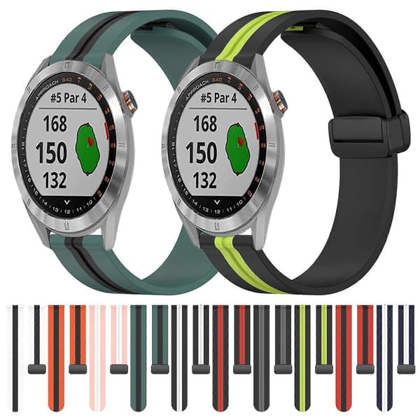 Silikone Urrem Til Garmin Approach S40-lingling} Black Lime Green
