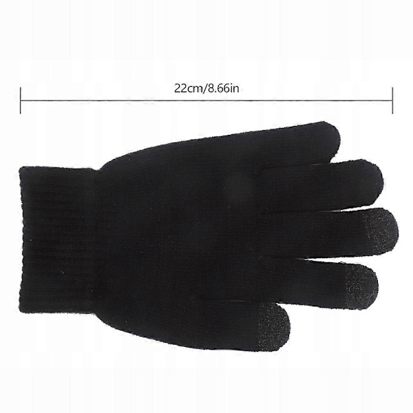 Winter Touch Handskar-lingling} black universal