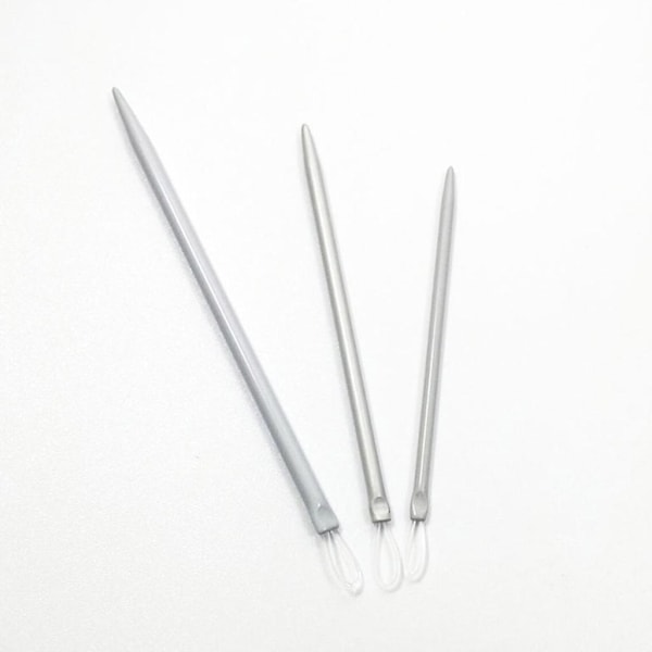 3 st/set Sticknål av nylon för stickare och virkare Sömnadstyg
