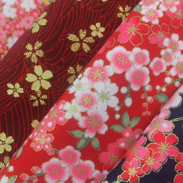 150x200cm Bomullstrykt stoff i japansk stil