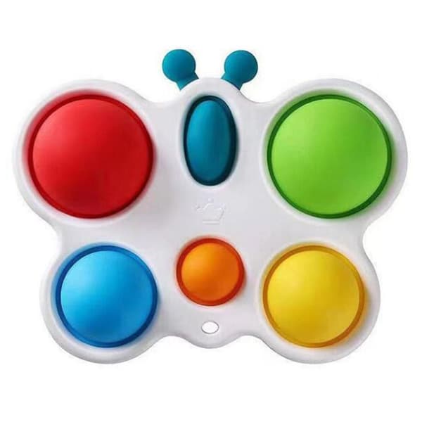 Färgglad Fidget Leksak Simple Dimple Larv