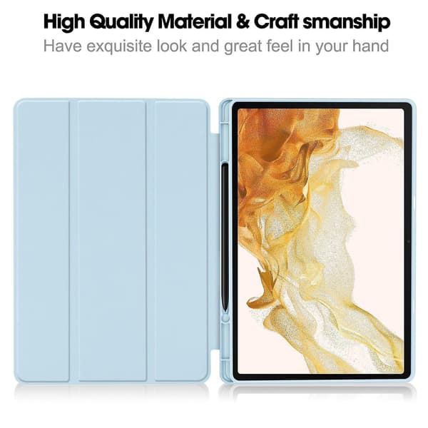 Smart Læder Tablet Cover Kompatibelt med Samsung Galaxy Tab S9+