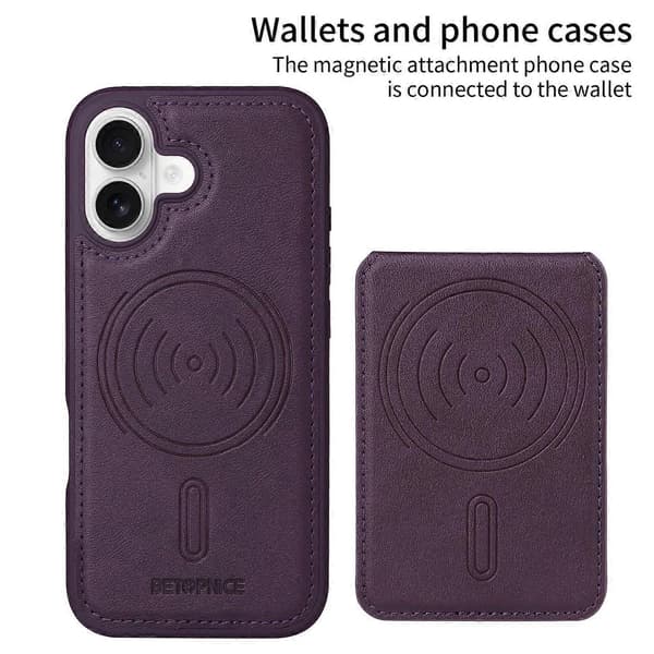 Kompatibel med iPhone 16 Mobilskal - lingling} Multicolor Purple